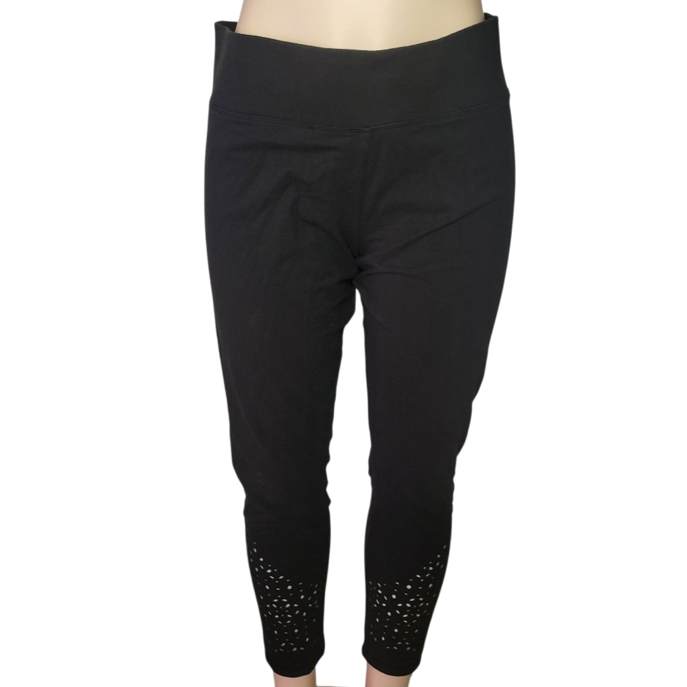 Victoria's Secret Black Leggings with Cutout Design - Picture 6 of 8